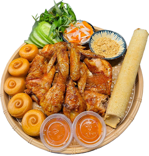 Lựa chọn Gà quay trần chung
