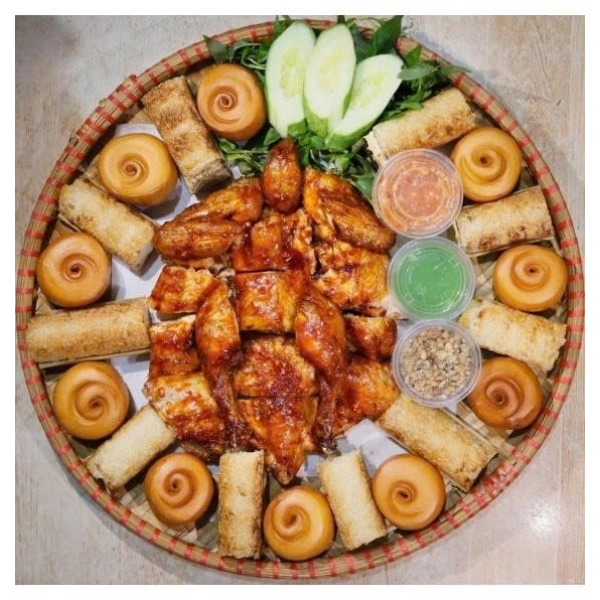 Combo Gà Quay lên mẹt ( Tặng luôn mẹt)
