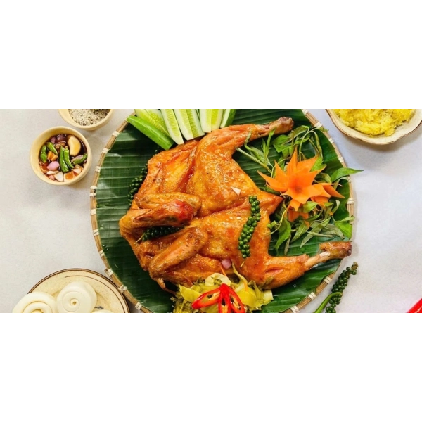 Gà quay nguyên con